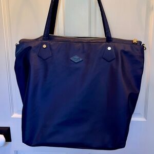 EUC MZ Wallace Large Metro Traveler Tote in Navy, used once
